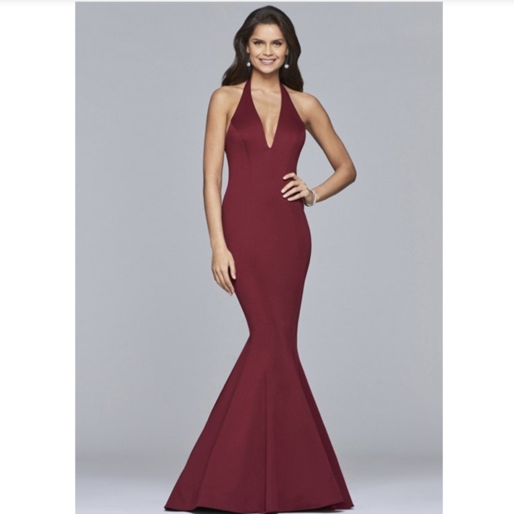 Faviana mermaid prom dress/pageant evening gown